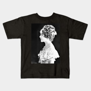 Silent Siren Mary Pickford Kids T-Shirt